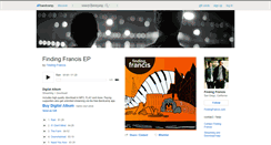 Desktop Screenshot of findingfrancis.bandcamp.com