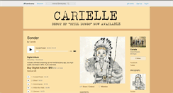 Desktop Screenshot of carielle.bandcamp.com