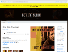 Tablet Screenshot of letitslide.bandcamp.com