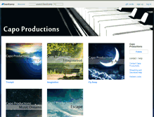 Tablet Screenshot of capoproductions.bandcamp.com