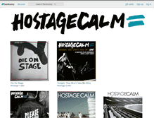 Tablet Screenshot of hostagecalm.bandcamp.com