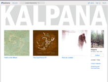 Tablet Screenshot of kalpana.bandcamp.com