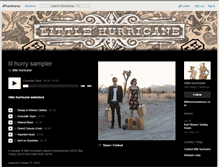Tablet Screenshot of littlehurricane.bandcamp.com