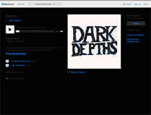 Tablet Screenshot of darkdepths.bandcamp.com