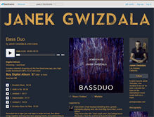 Tablet Screenshot of janekgwizdala.bandcamp.com