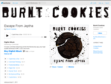 Tablet Screenshot of burntcookies.bandcamp.com