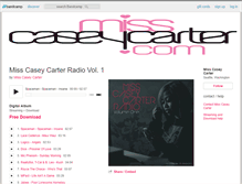 Tablet Screenshot of misscaseycarter.bandcamp.com