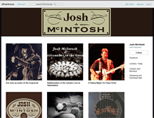 Tablet Screenshot of joshmcintosh.bandcamp.com