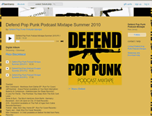 Tablet Screenshot of defendpoppunkpodcastmixtape.bandcamp.com