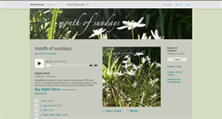 Desktop Screenshot of monthofsundays.bandcamp.com