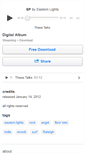 Mobile Screenshot of easternlights.bandcamp.com