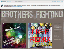 Tablet Screenshot of brothersfighting.bandcamp.com