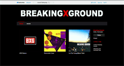 Desktop Screenshot of breakingxground.bandcamp.com