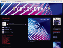 Tablet Screenshot of mysecretary.bandcamp.com