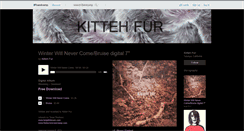 Desktop Screenshot of kittehfur.bandcamp.com