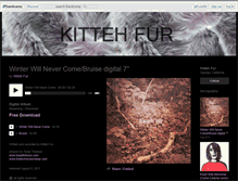 Tablet Screenshot of kittehfur.bandcamp.com