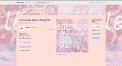 Desktop Screenshot of lemonadedanceparty.bandcamp.com