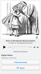 Mobile Screenshot of aliceinwonderlandmusical.bandcamp.com