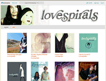 Tablet Screenshot of lovespirals.bandcamp.com