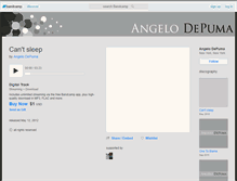 Tablet Screenshot of angelodepuma.bandcamp.com