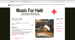 Desktop Screenshot of musicforhaiti.bandcamp.com