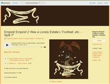 Tablet Screenshot of empireempirefootballetc.bandcamp.com