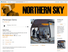 Tablet Screenshot of northernsky.bandcamp.com