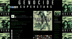 Desktop Screenshot of genocidesuperstars.bandcamp.com