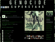Tablet Screenshot of genocidesuperstars.bandcamp.com