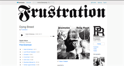 Desktop Screenshot of frustration.bandcamp.com