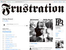 Tablet Screenshot of frustration.bandcamp.com