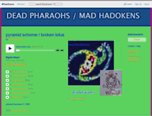 Tablet Screenshot of deadpharaohs.bandcamp.com