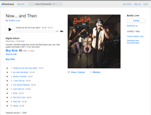 Tablet Screenshot of buddylove.bandcamp.com