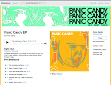 Tablet Screenshot of paniccandy.bandcamp.com