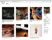 Tablet Screenshot of humanfly.bandcamp.com