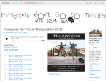 Tablet Screenshot of immigrantsdontgototherapy.bandcamp.com