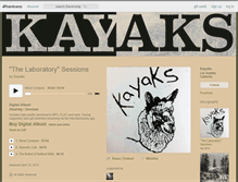 Tablet Screenshot of kayaks.bandcamp.com