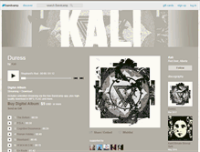 Tablet Screenshot of kali2.bandcamp.com