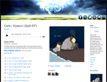 Tablet Screenshot of cerb.bandcamp.com