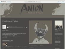 Tablet Screenshot of anion.bandcamp.com