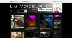 Desktop Screenshot of djvoicecrack.bandcamp.com