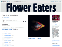 Tablet Screenshot of flowereaters.bandcamp.com