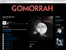 Tablet Screenshot of gomorrah.bandcamp.com