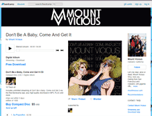 Tablet Screenshot of mountvicious.bandcamp.com