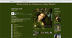 Desktop Screenshot of greeneladymusic.bandcamp.com