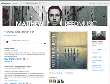 Tablet Screenshot of matthewreed.bandcamp.com