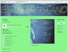 Tablet Screenshot of birthdayisland.bandcamp.com