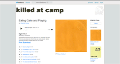 Desktop Screenshot of killedatcamp.bandcamp.com