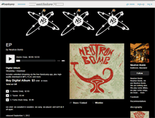 Tablet Screenshot of neutronbomb.bandcamp.com