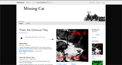 Desktop Screenshot of missingcat.bandcamp.com